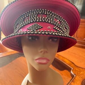 Studded Pink Women's Hat